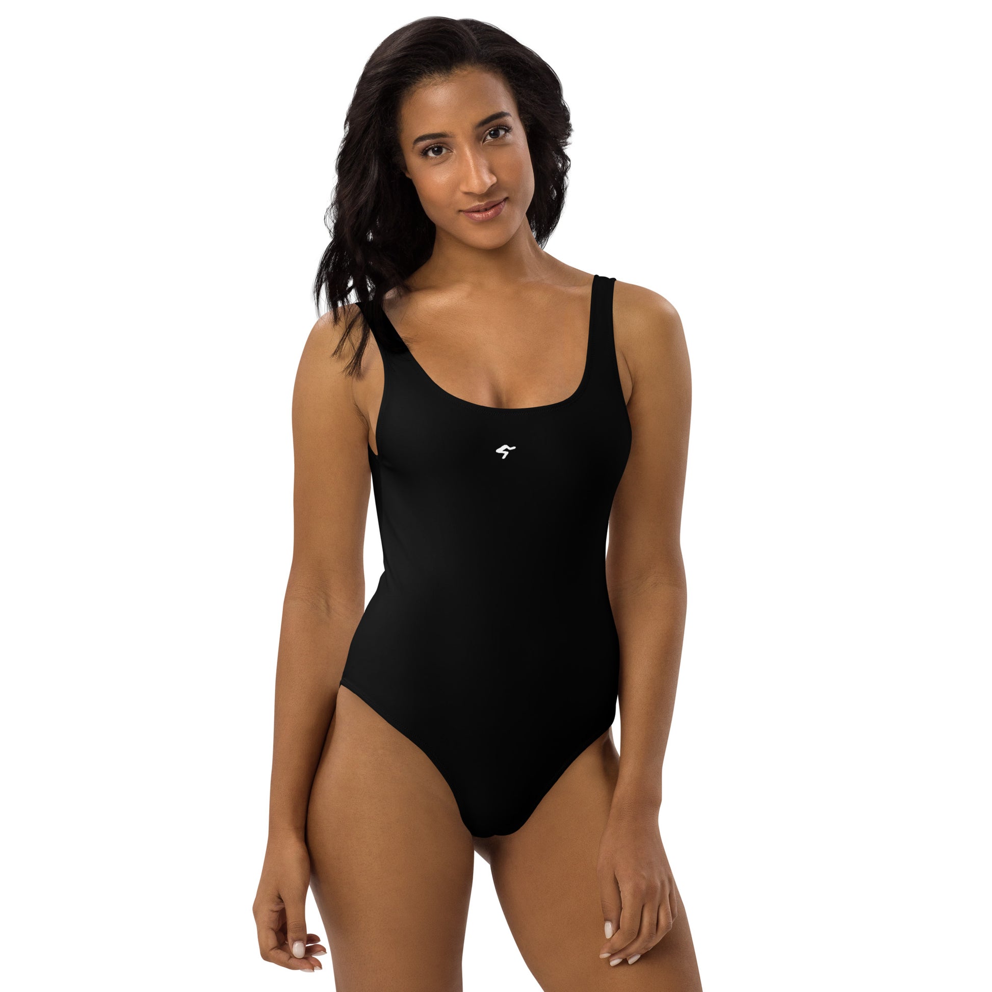 The Gymbum UK Black QuickDry One-Piece Swimsuit