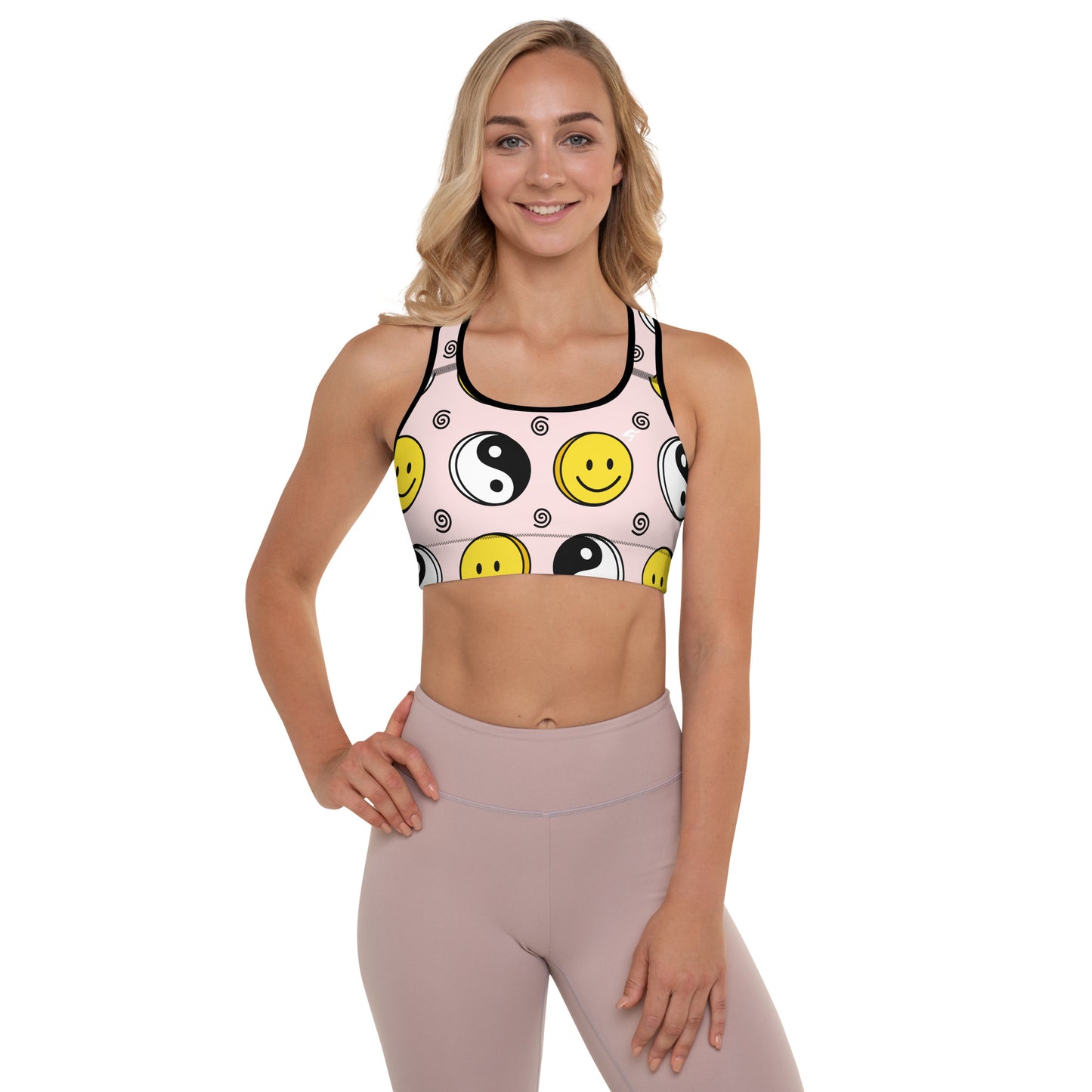 The GymBumUK Happiness QuickDry Padded Sports Bra