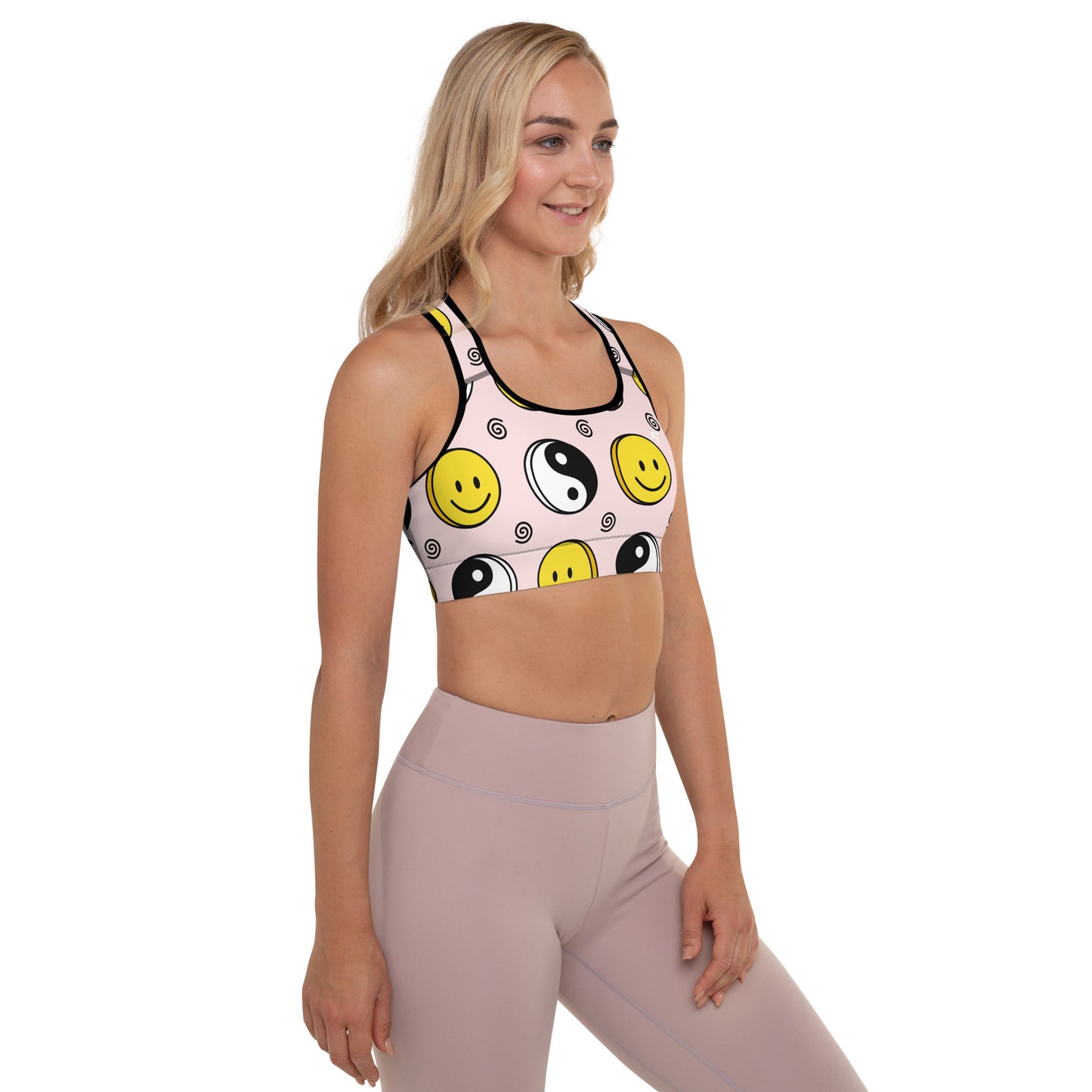 The GymBumUK Happiness QuickDry Padded Sports Bra