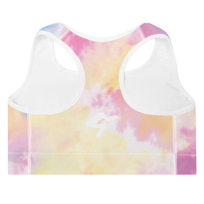 The Gymbum UK QuickDry Tie Dye Padded Sports Bra