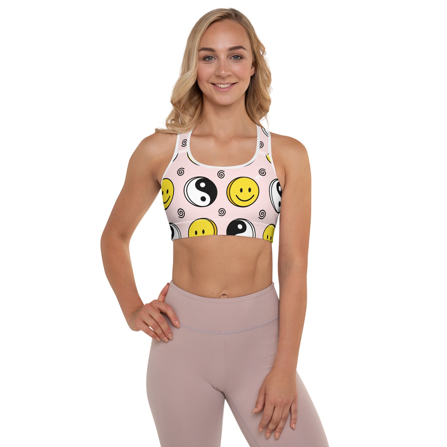 The GymBumUK Happiness QuickDry Padded Sports Bra