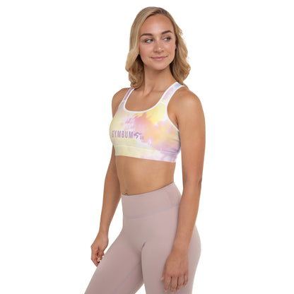 The Gymbum UK QuickDry Tie Dye Padded Sports Bra