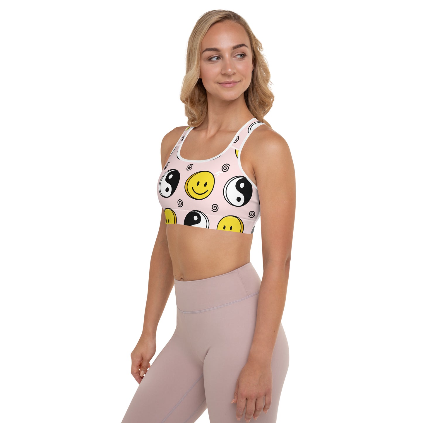 The GymBumUK Happiness QuickDry Padded Sports Bra