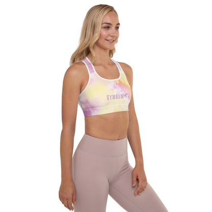 The Gymbum UK QuickDry Tie Dye Padded Sports Bra