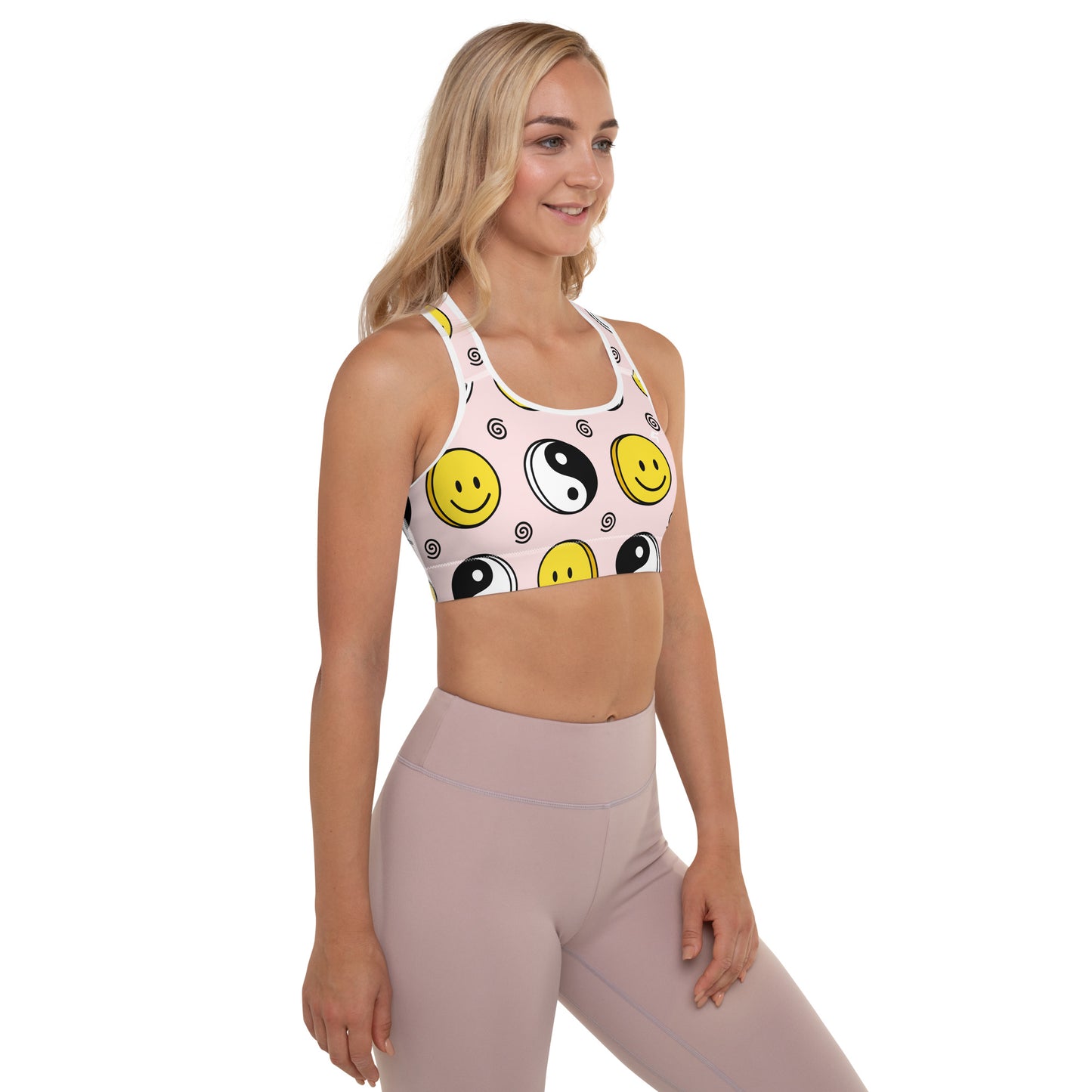 The GymBumUK Happiness QuickDry Padded Sports Bra