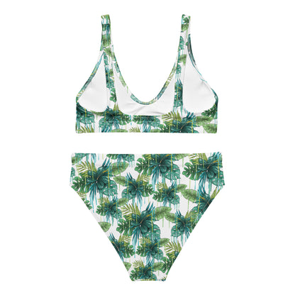 The Gymbum UK Running Flowers high-waisted bikini