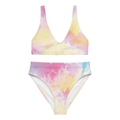 The Gymbumuk Tie Dye high-waisted bikini