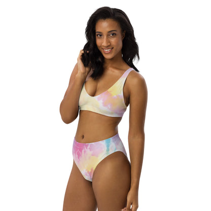 The Gymbumuk Tie Dye high-waisted bikini