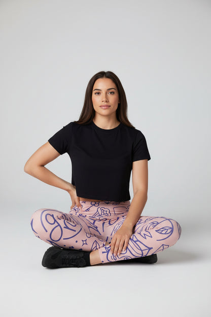 GymBumUK Girl Power Pocket Leggings