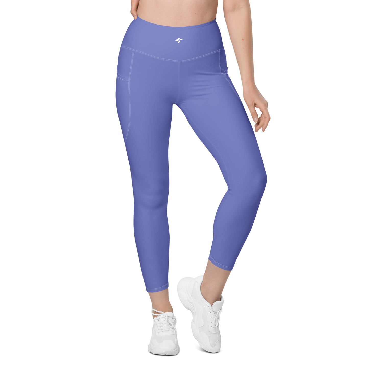 GymBumUK Medium Slate Blue Leggings with pockets