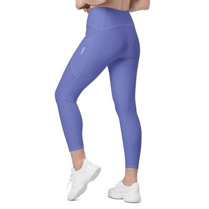 GymBumUK Medium Slate Blue Leggings with pockets