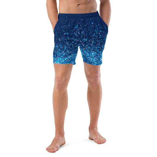 The Gymbum UK Glitter Rain Men's Swim Shorts