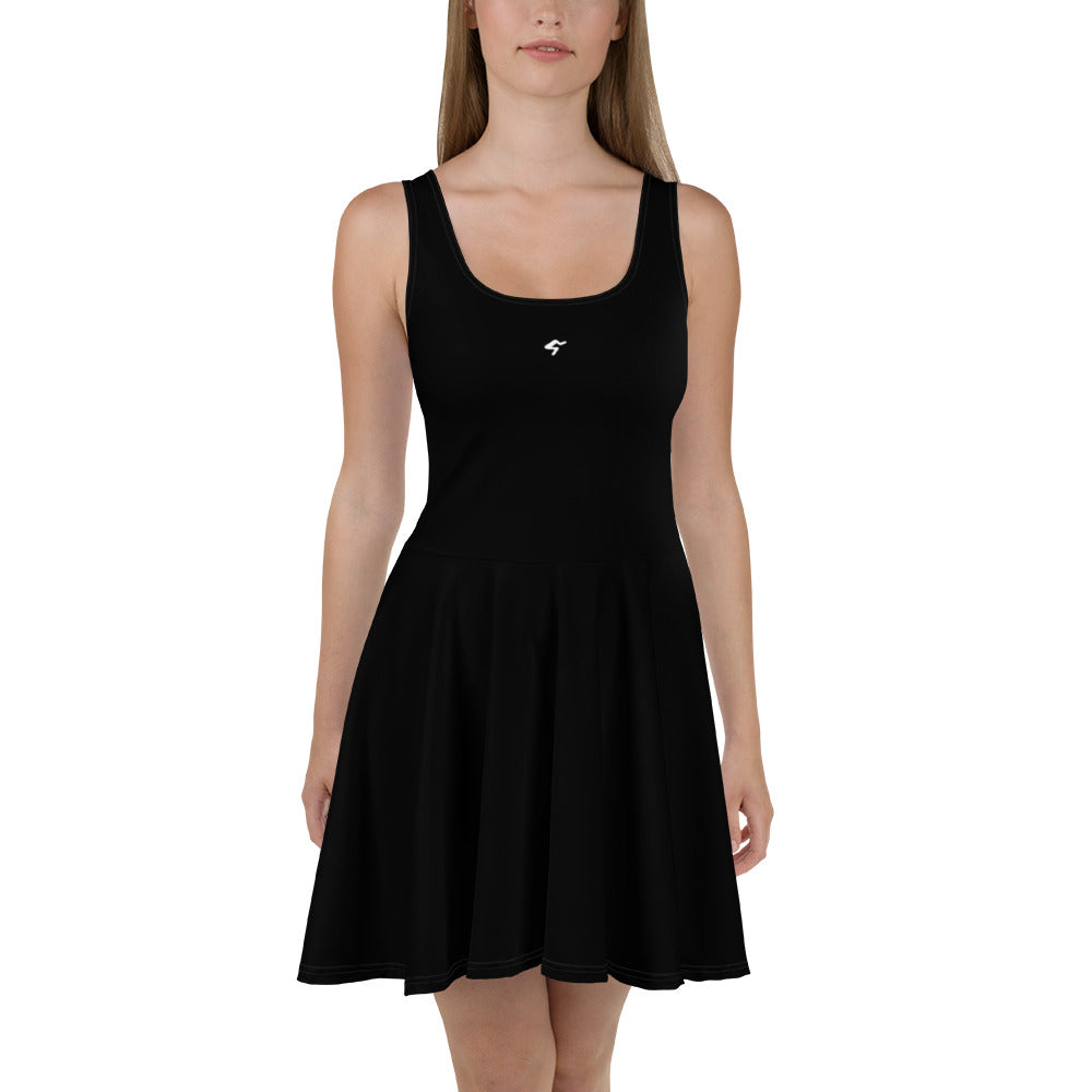 The Gymbum UK Black Skater Dress