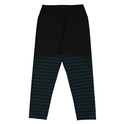 The Gymbum UK Blue Horizon QuickDry Yoga Capri Leggings