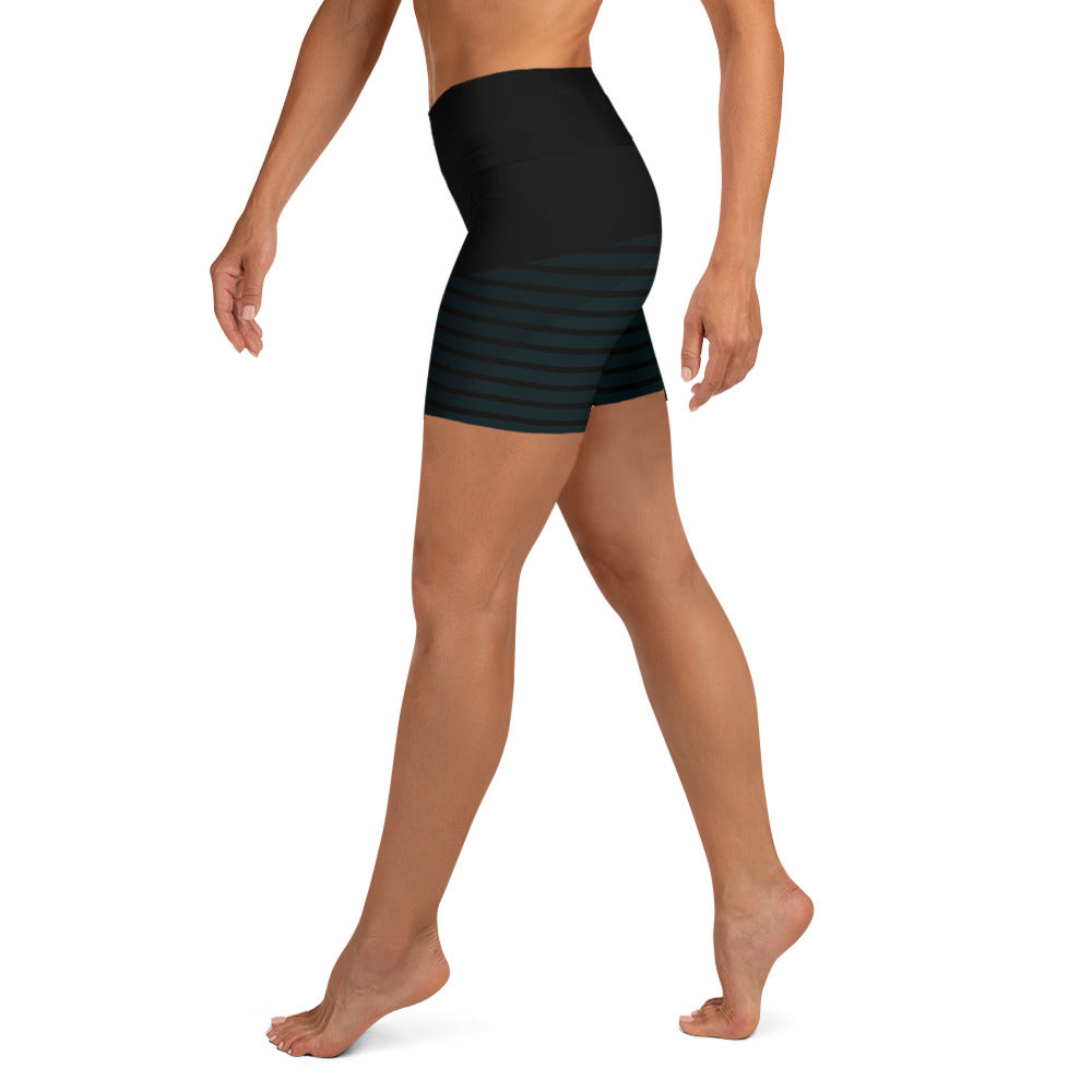 The Gymbum UK Blue Horizon Performance QuickDry Yoga Shorts