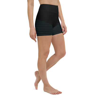 The Gymbum UK Blue Horizon Performance QuickDry Yoga Shorts