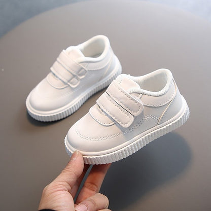 Kids’ Casual Trainers | Black, White & Pink
