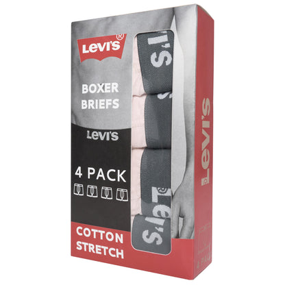 Levi's Men's Cotton Stretch Boxer Briefs – Assorted Multipack