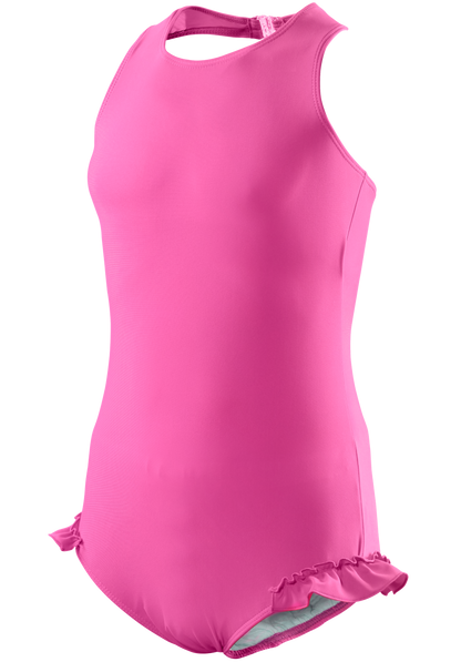 Girl's Halterneck Swimsuit in Pretty Pink