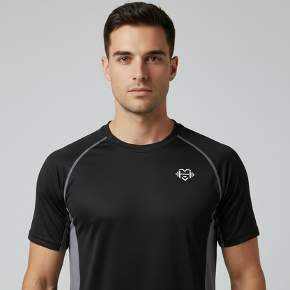 Raglan Panel Compression Training T-Shirt