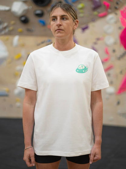 Cosmic Mountain T-Shirt - Off White