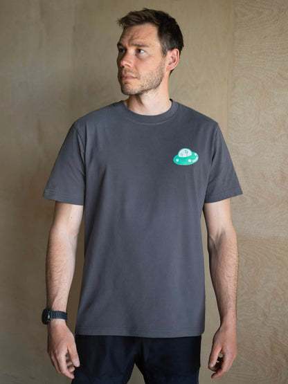 Cosmic Mountain T-Shirt - Grey