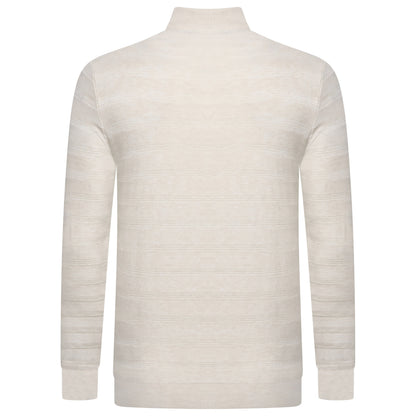 Crew Clothing Company Cashmere & Silk Blend Quarter Zip Jumper