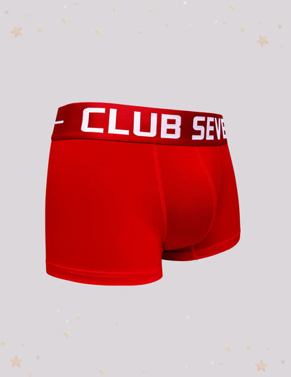 Club Seven Men's Limited Edition Trunks – Red