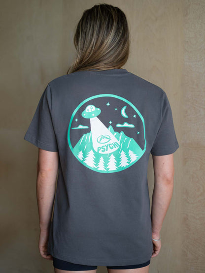 Cosmic Mountain T-Shirt - Grey