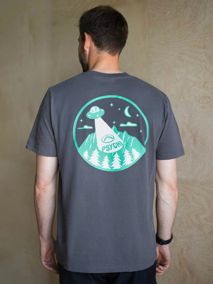 Cosmic Mountain T-Shirt - Grey