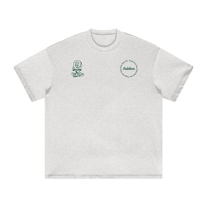 Heavyweight T-shirt, light gray, small chest graphic prints Call Your Padel Coach