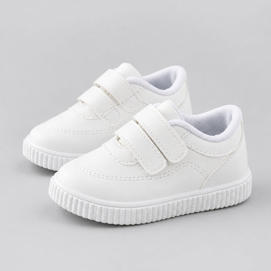 Kids’ Casual Trainers | Black, White & Pink