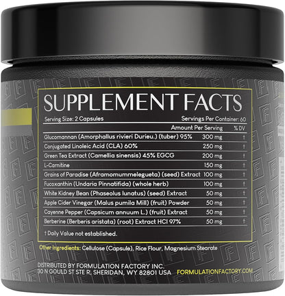 Dietary supplement bottle back label showing Supplement Facts and ingredient serving info
