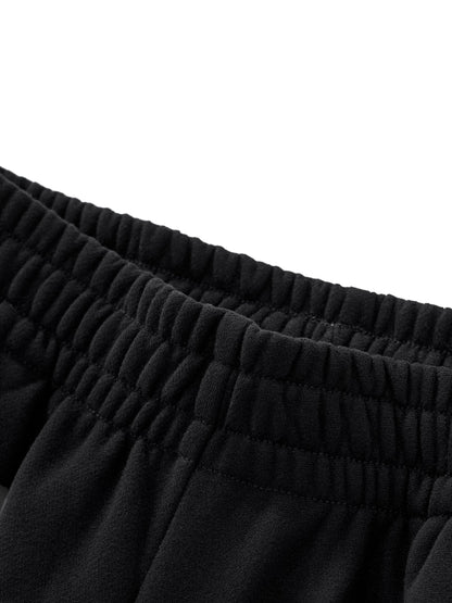 Side Stripe Straight-Leg Tracksuit Bottoms