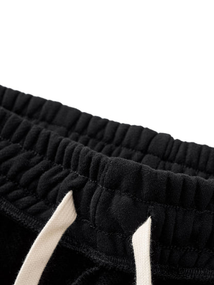 Side Stripe Straight-Leg Tracksuit Bottoms