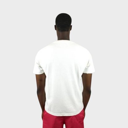 Gallery Dept white vintage T-shirt back view with crew neck