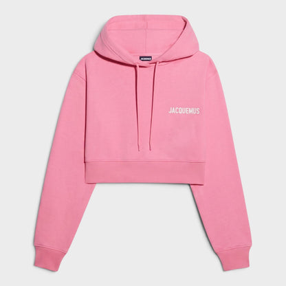 Jacquemus Le Sweatshirt Court Hoodie - Pink