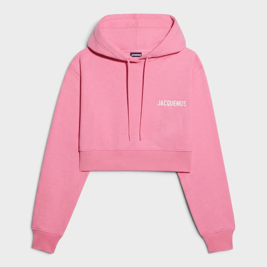 Jacquemus Le Sweatshirt Court Hoodie - Pink