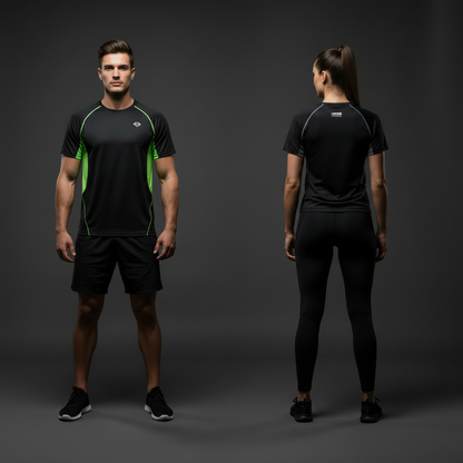 Raglan Panel Compression Training T-Shirt