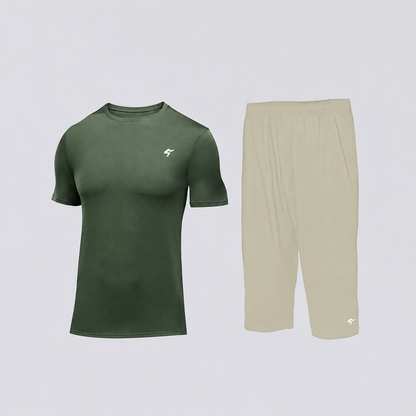 Military Green + Yellow