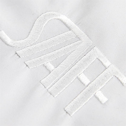 Outdoor Sports Contrast Color Hooded Zipper Jacket
