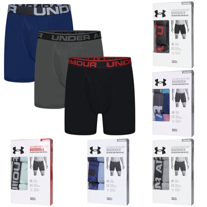 Under Armour 6" Charged Micro Fiber 3 Pack Boxerjocks