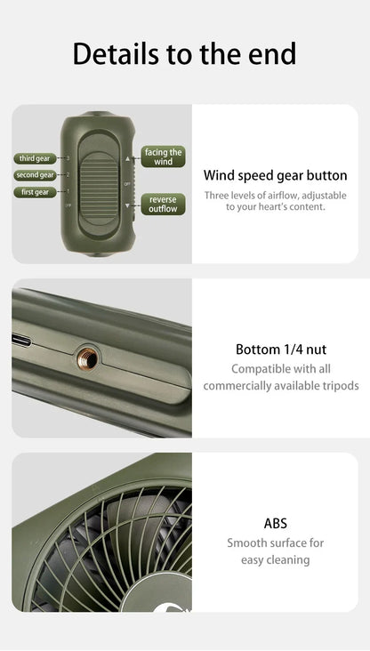 Naturehike USB powered Camping Fan with Speed control