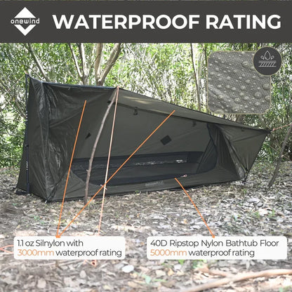 Onewind Outdoors Ultralight SoloVent Bivy Tent (2026 Version)
