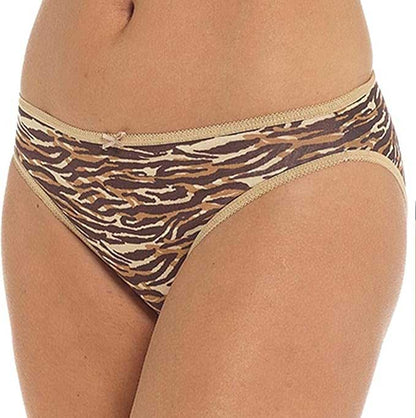 Daisy Dreamer Women's Cotton Low-Rise Briefs – Animal Print 10-Pack