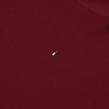 Tommy Hilfiger Flag Embroidery Fitted Crew Neck T-Shirt