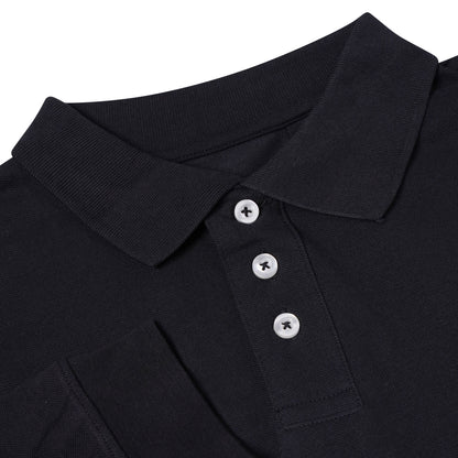 Everett Wales Long Sleeve Polo Shirt