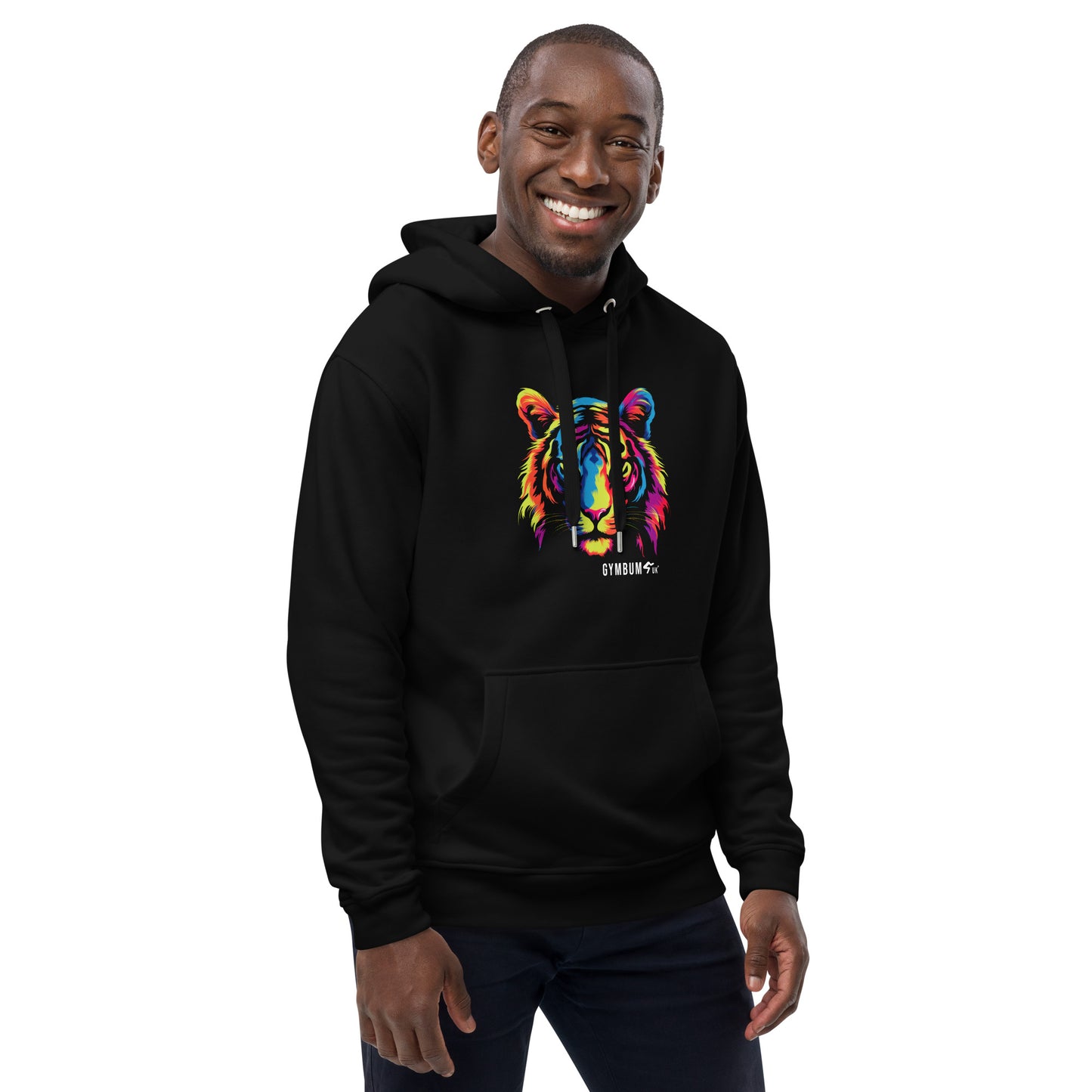 The Gymbum UK Spirit of The Tiger Premium Eco Hoodie - Sustainable and Stylish Hoodie