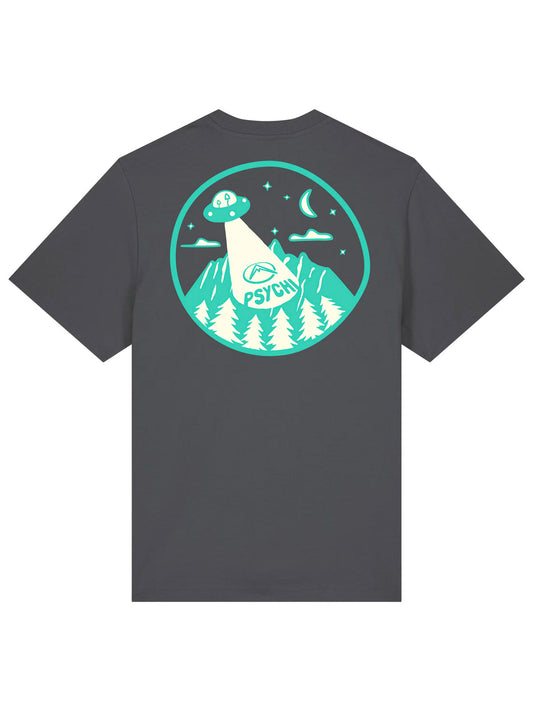 Cosmic Mountain T-Shirt - Grey
