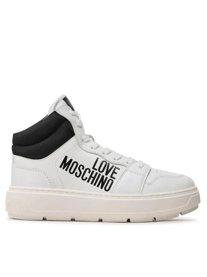 LOVE MOSCHINO Womens Sneakers Size UK 3 EU 36 Trainers Leather
